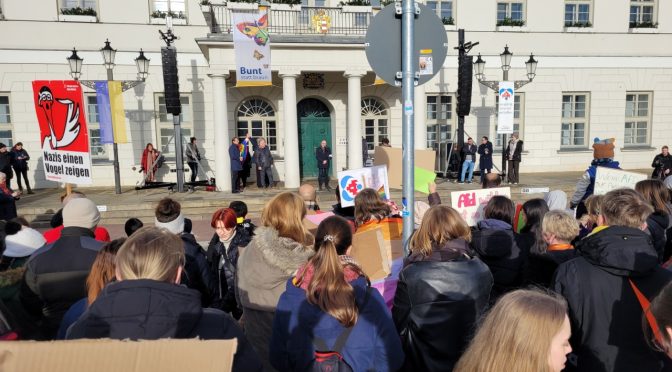 Ca. 1500 Menschen bei Demo gegen Rechtsextremismus in Wismar